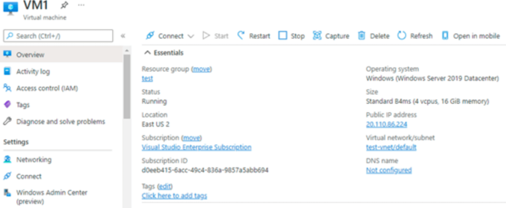 Configure Azure Service Endpoint