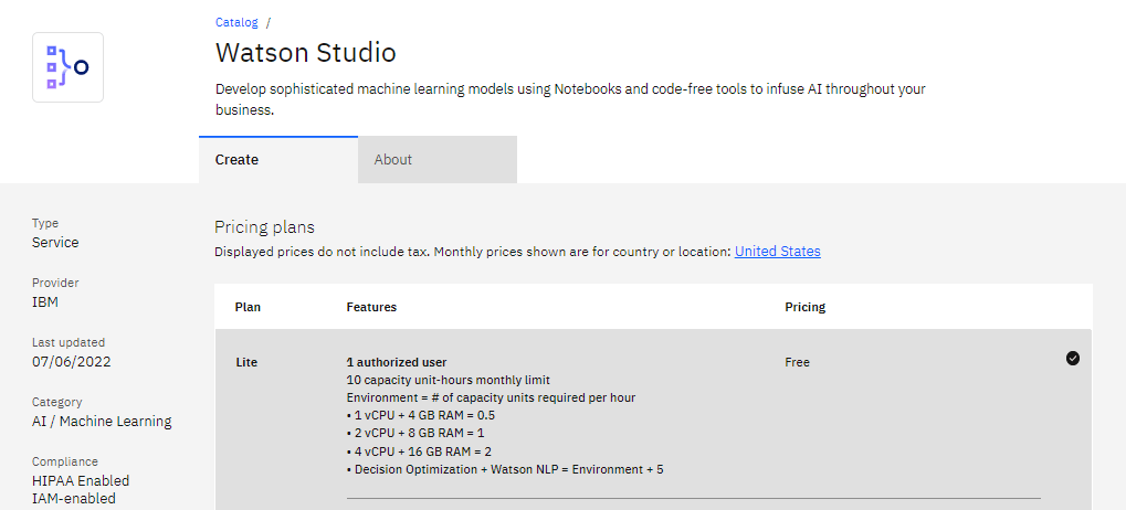 create empty project
