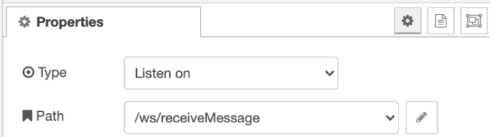 Node-RED WebSocket Endpoints