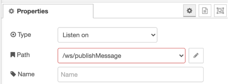 New websocket listener