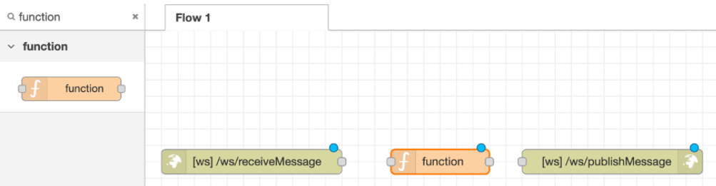 Filtering Node-RED WebSocket
