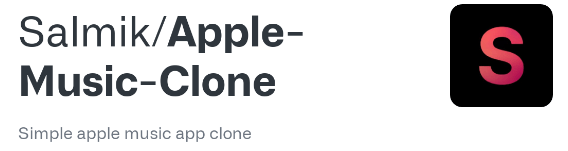 ReactJS Project Examples - Music Clone