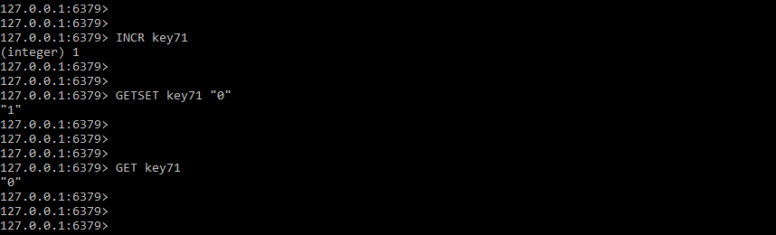 how incr command works