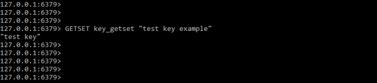 Retrieve Redis GETSET value