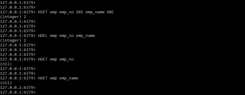 Multiple field in single command