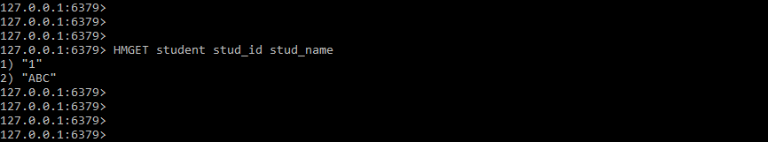 Redis HMGET - two fields