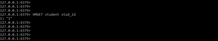 Redis HMGET5 - single field