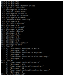 memory stats command