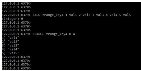 Redis ZRANGE - Key name
