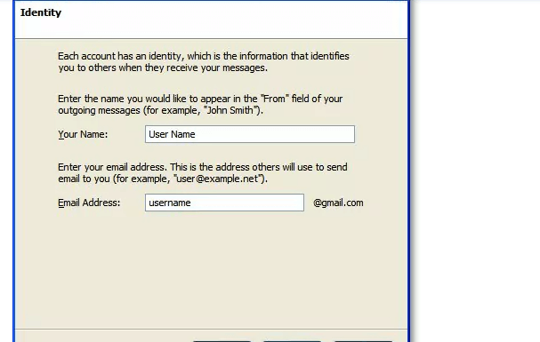 Select Gmail and click Next the form