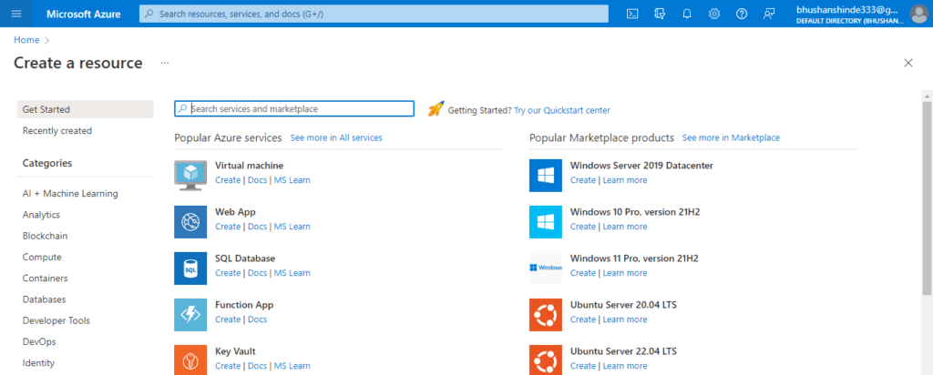 Azure Data Factory Integration Runtime Resource tab