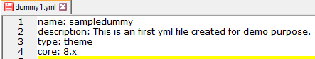 add to the YAML file