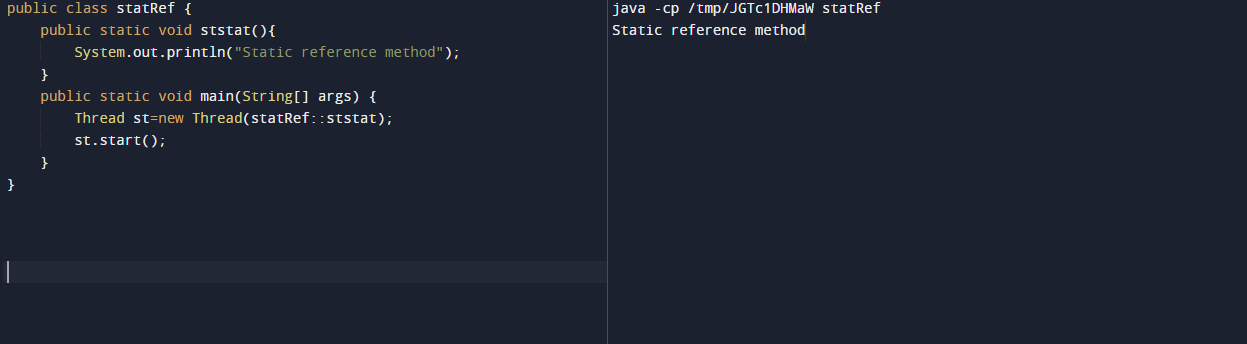 Java 8 Method Reference - Static method