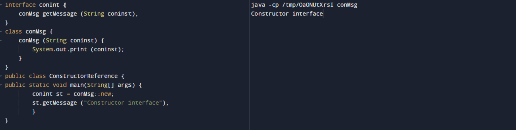 Java 8 Method Reference Constructor