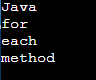 Java 8 forEach Element
