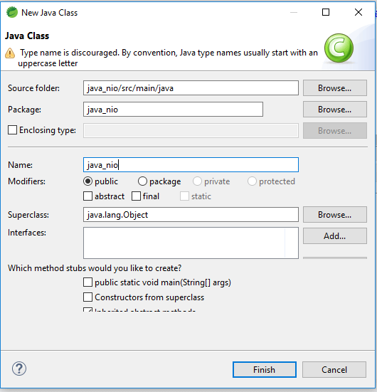 we need to click on a project folder