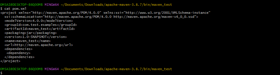Java Project Maven 8