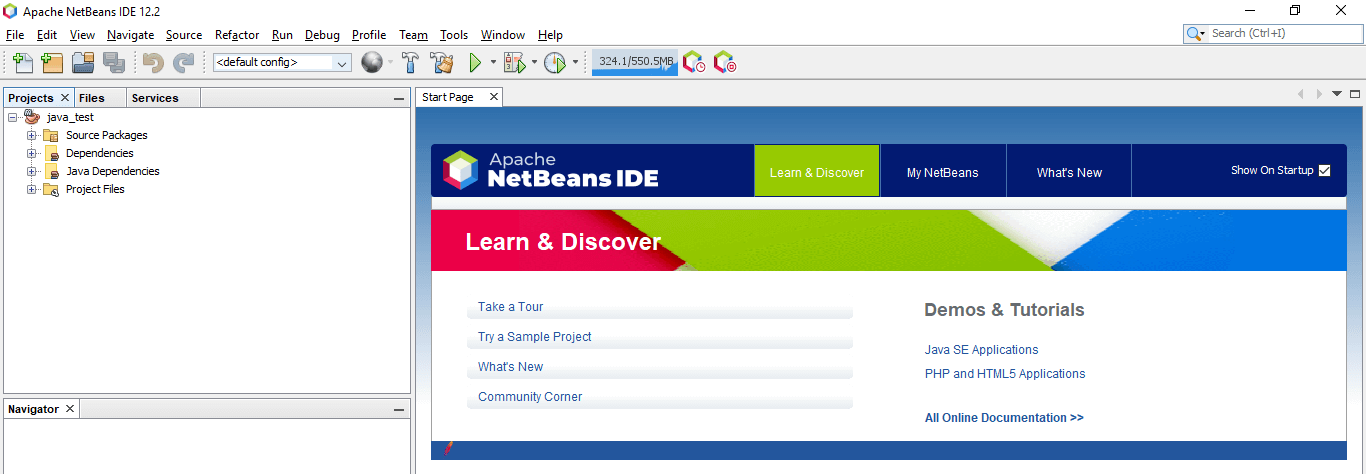Java Projects in NetBeans 7