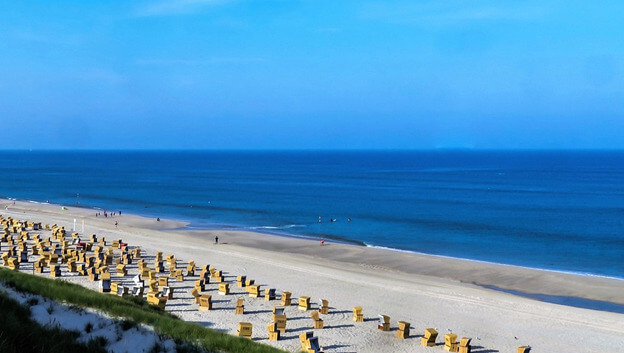 Beaches in Germany - Rotes Kliff on Sylt
