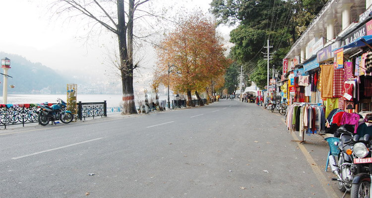 Tourist Places in Nainital - The Mall Road