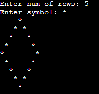 Hollow Diamond Pattern in Java - Using for loop