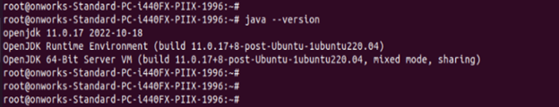 Install JDK Ubuntu - java –version