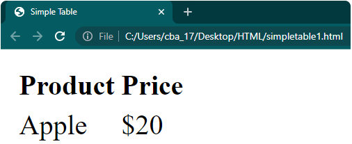 Simple-Table-1