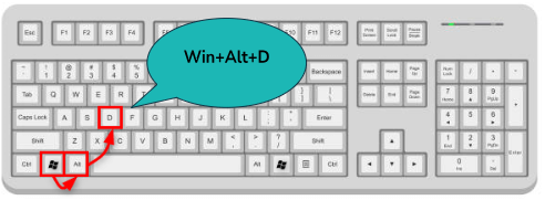 Display and hide the Date and time