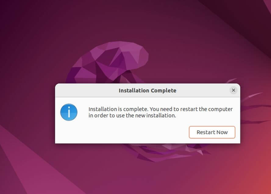linux Install Complete