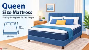 Two Sleepers, One Surface: How a Queen Size Mattress Changes the Memory Foam Feel?